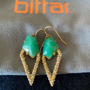 Alexis Bittar Miss Havisham New Wave Kite Earrings